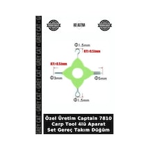 Özel Üretim Captain 7810 Carp Tool 4lü Aparat Set Gereç Takım Düğüm standart