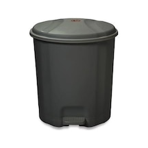 Motek Elit Pedallı Plastik Çöp Kovası İç Kovalıı 22 Lt Antrasit S