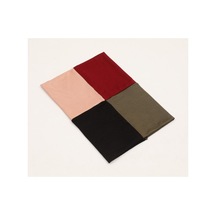 Melodi Scarf Tesettür 4 Renkli Önü Dikişsiz Likralı Pratik İki Ucu Açık Boru 4 Farklı Kullanımlı Hazır Bone Pudra-bordo-Siyah-Haki