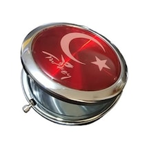 Türk Bayraklı El Aynası