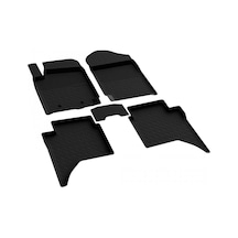 Ferrous Autoaccessories Ford Ranger 3 İle Uyumlu 4d Havuzlu Kauçuk Paspas 2015 2022 Açık Bej