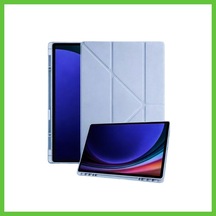 Bezos Galaxy Uyumlu Tab A11 Plus Kalemlikli Mars Tablet Kılıfı - Mavi Dmc