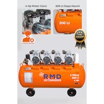 R.M.D Kompresör 200 Lt Hava Kompresörü Sessiz Ve Yağsız S750I4