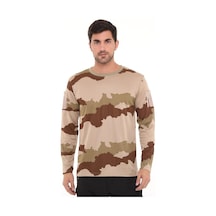 Terrien Hediyelik Üst Mevsimlik Giysi Single Sword Bisiklet Yaka Kamuflaj Desen Pamuklu Erkek T-shirt Çok Renkli