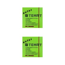 Temat 75 X 75 Mm Fosforlu Yeşil Postit - Yapışkanlı Kağıt 2'Li