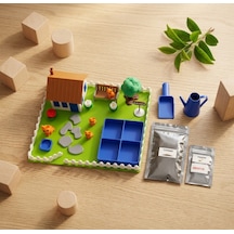 Kutpia Mini Bahçe Çocuk Oyun Ve Eğitim Seti 25x19cm - Sevimli Kediler Mavi