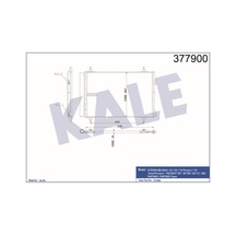 KALE OTO Radyatör 377900 Klima Radyatörü 307 00- 308 07- 408 11- Partner 08- / C4 04- C4 Picasso 06- Berlingo 08- 570X359X16