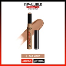 L'oréal Paris Infaillible Face Sculpter Stick Kontür - Fair Light Çok Renkli