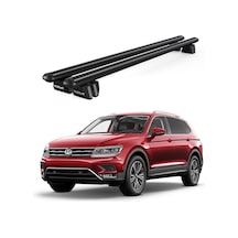 Pençe Volkswagen Touareg Ara Atkı 2010-2018 Uyumlu Siyah Ara Atkı Port Bagaj Tavan Barı