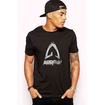 Altered Carbon Logo Eskitme Baskılı Siyah Erkek Tshirt (530966295)