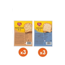Schar 6'lı Glutensiz Ekmek Seti Pan Blanco Pan Multigrano 250g 6