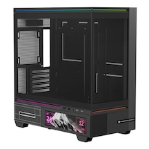 Thermalright Tl-m10 Vision Black Argb Temperli Cam Mid Tower Matx Gaming Kasa