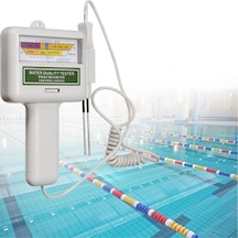 Pc101 Ph Ölçer Su Kalitesi Ph Cl2 Yüzme Havuzu İçin Klor Test Cihazı Seviye Ölçer