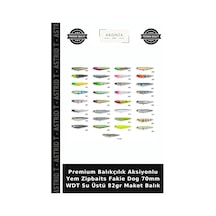 Premium Balıkçılık Aksiyonlu Yem Zipbaits Fakie Dog 70mm Wdt Su Üstü 82gr Maket Balık