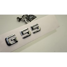 G55 Bagaj Krom Metal 3m 3d Yazı Logo