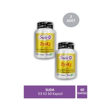 Suda Vitamin D3 K2 2 x 60 Kapsül