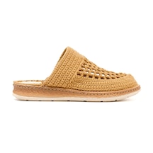 Terlik Kadın Bbs Jmy John May Knitwear Slippers Camel Kahverengi