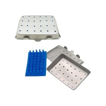 Sterilizasyon Konteyneri 7x4 Cm Mikrovasküler Alet Mikrocerrahi Alüminyum Sterilizasyon Konteyner
