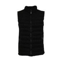 Erkek Dar Kesim Nubuk Süet Siyah Şişme Yelek Rar01239 001