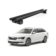 Pençe Skoda Superb Sw 2015 Ve Sonrası Uyumlu Siyah Ara Atkı Port Bagaj Tavan Barı