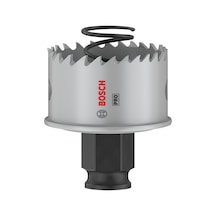 1 X Pro Sheet Metal Power Change Plus Delikli Testere Paslanmaz Çelik Levhalar, Çelik Levhalar, Ø 44 Mm, Profesyonel Aksesuar Döner Matkap/sürücü