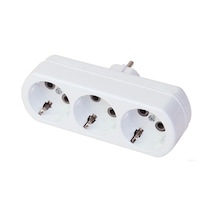 Far F-18 3Lü Fiş Priz Delta