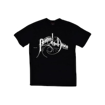 Stoned&Fame Panic At The Disco Baskılı Unisex %100 Pamuk Siyah T-shirt SIYAH