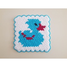 Banyo Bebek El Örmesi Çirkin Ördek Desenli