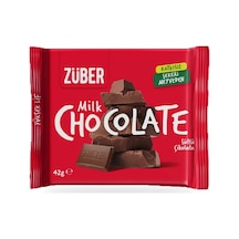 Züber Milk Chocolate Sütlü Çikolata 42 G 2'li Paket