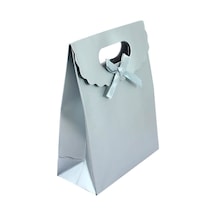 Karton Çanta. Kulplu. 38 X 27 X 15 CM. Mat Gümüş