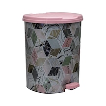 3 No Desenli Pedallı Çöp Kovası -asd188 Diğer