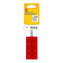 Lego Iconic Ke234hr Brick 2x4 Red Led Key Chain