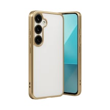 Samsung Galaxy A24 4g Prime Uyumlu Kılıf Lensli Silikon - Gold
