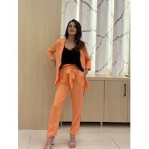 Blazer Viskon Ceket Turuncu - 36 Turuncu