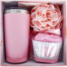 Tenfowee Termal Kahve Bardağı Seti: 20oz Kapaklı, Çorap, Banyo Topu Ve Straforlu Lüks Hediye Paketi