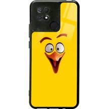 Xiaomi Redmi 10a - 10c Yellow Tasarımlı Glossy Telefon Kılıfı Siyah