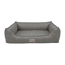 Pet Varius Açık Gri Köpek Yatağı L 70x90cm Açık Bej