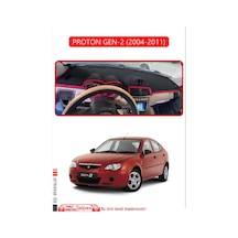 Proton Gen-2 2004-2011 Torpido Koruma Halısı Kırmızı Kenar