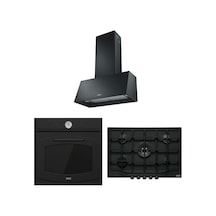 Franke Country  FCO 86 H MB - FCH 755 4G TC MB C - Trendline Plus BK 70 Matt Black Ankastre Set