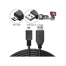 5 Pin Mini Usb Kablo - Dualshock 3 Kol Şarj Kablosu Sixaxis Kablo - 1.5 Metre