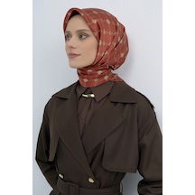 Armine Saf İpek Sura Eşarp-2026 İlkbahar-yaz- 953000d Kiremit
