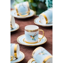 Acar Starling 6 Kişilik Kahve Fincanı Takımı - 90 Ml renkli