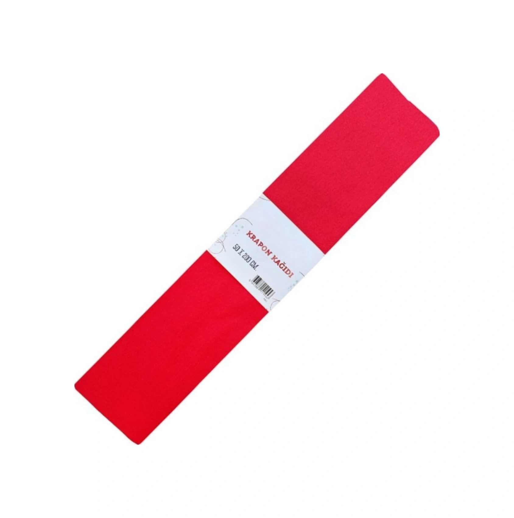 Renkli Krapon Kağıdı 50cm X 2mt Kırmızı 10 Lu Paket 9123