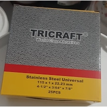 Tricraft İnox 100 Adet 115 X 1 Mm Kesici Taş Toptan