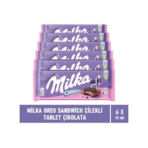 Milka Oreo Sandwich Çilekli Tablet Çikolata 6 x 92 G