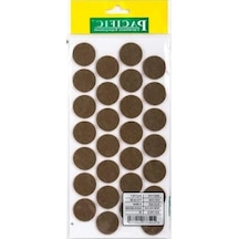 Keçe Kahverengi Yuvarlak Masa Sandalye Koruyucu 28 Mm Abanoz