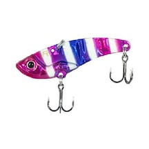 Ryuji Mirror Vib 15gr 5.6cm Vibrasyon Jig Yem Renk Purple Zebra Glow