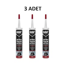 Selsil Ultra Tack Beyaz Silikon 290 Ml 3 Adet