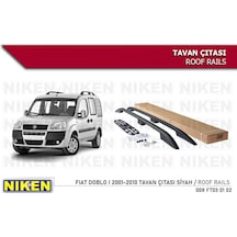 Fiat Doblo Tavan Çıtası Port Bagaj Taşıyıcı Siyah 2001 2010