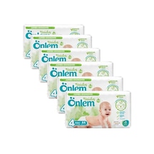 Önlem Botanika Bebek Bezi 4 Numara Jumbo Ekonomik Paket Maxi 44'lü x 6 6'lı